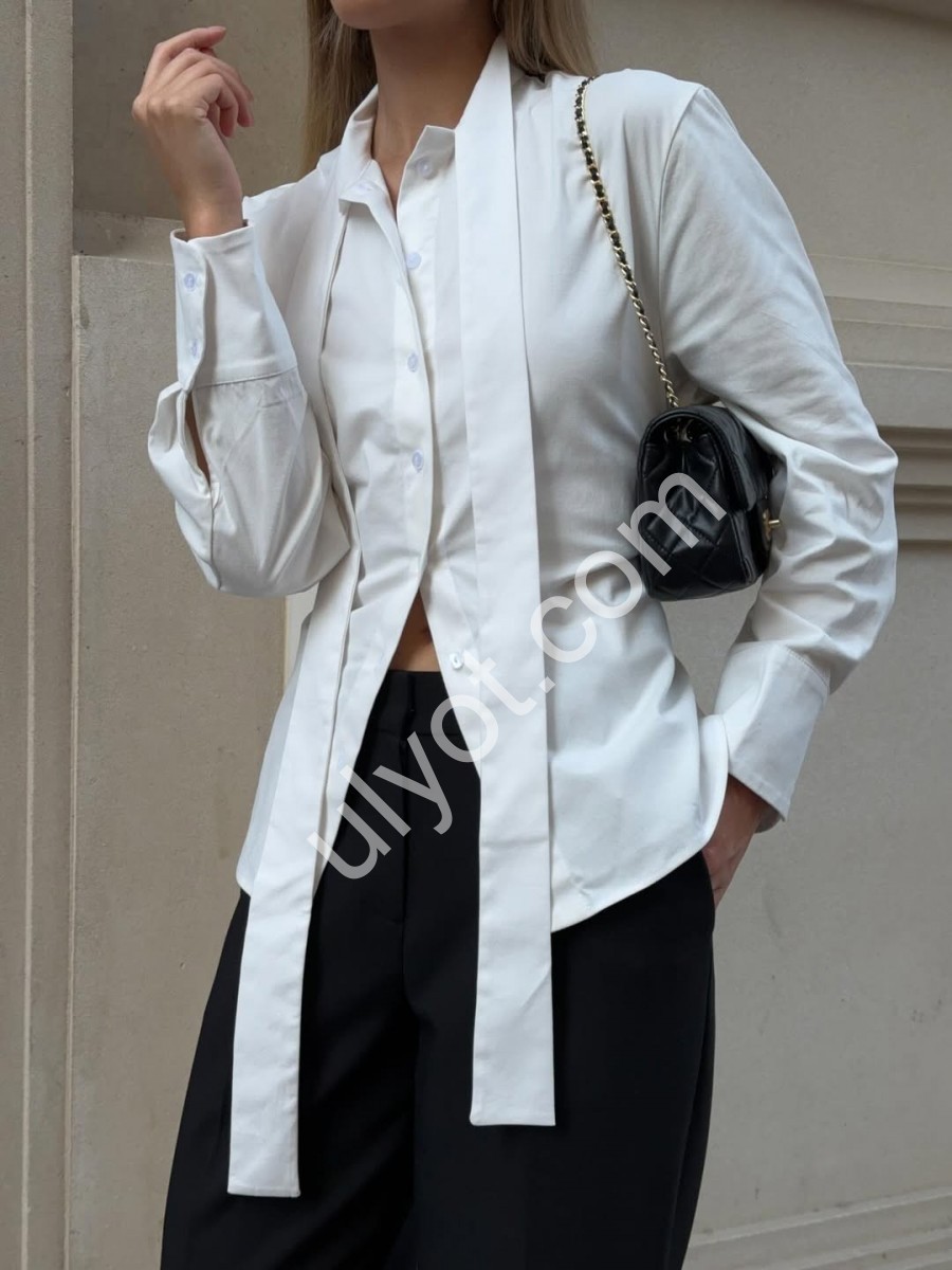 РУБАШКА (42-48) БЕЛЫЙ 589