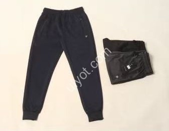 ШТАНИ (М-3XL) МАНЖЕТ Т.СИНІЙ 2810