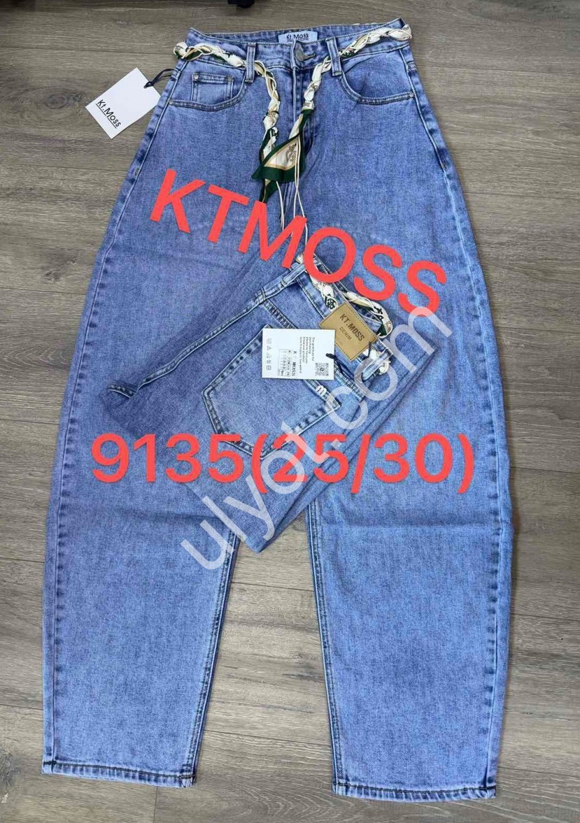 ДЖИНСЫ KT.MOSS (25-30) ГОЛУБОЙ 9135