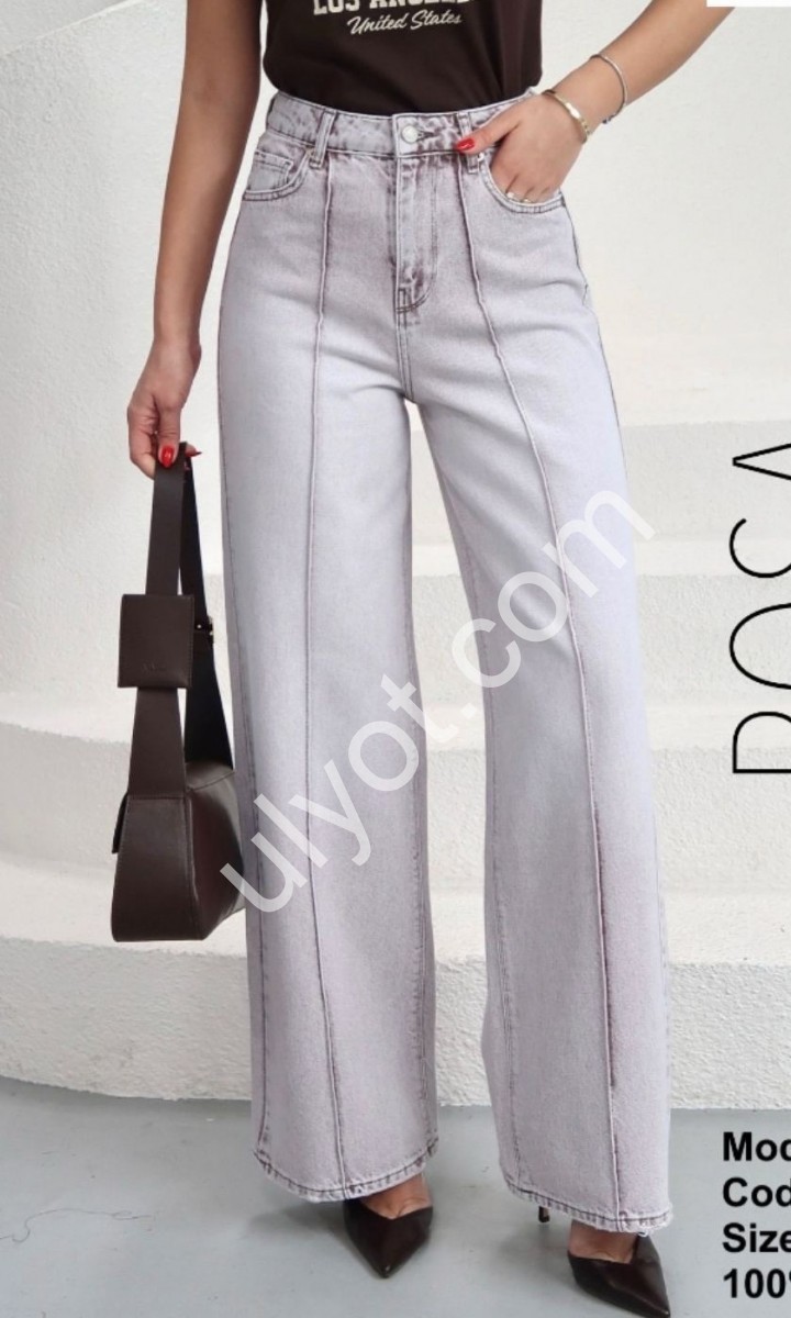 ДЖИНСЫ ZEO BASIC (34-42) ПЫЛЬНО-РОЗОВЫЙ 5239