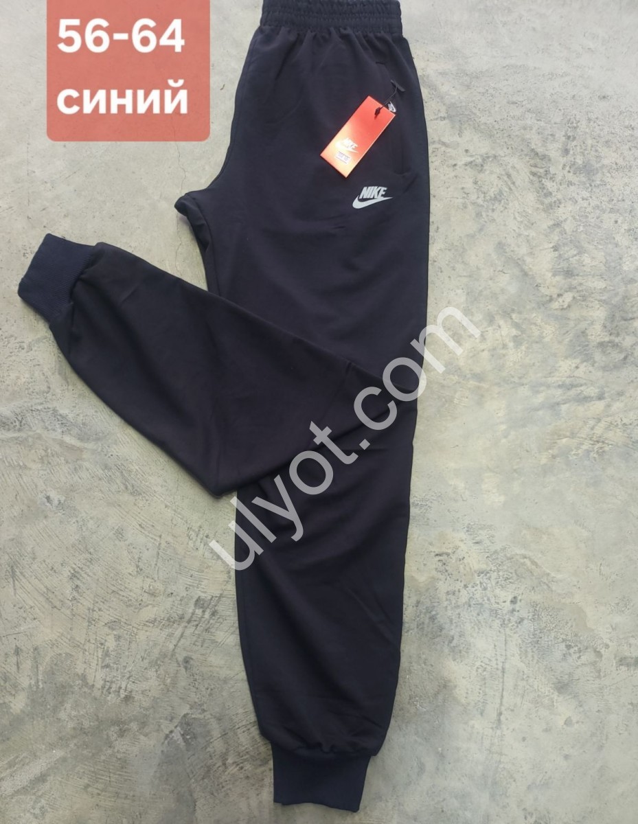 СПОРТ.ШТАНИ N02 (56-64) МАНЖЕТ СИНІЙ