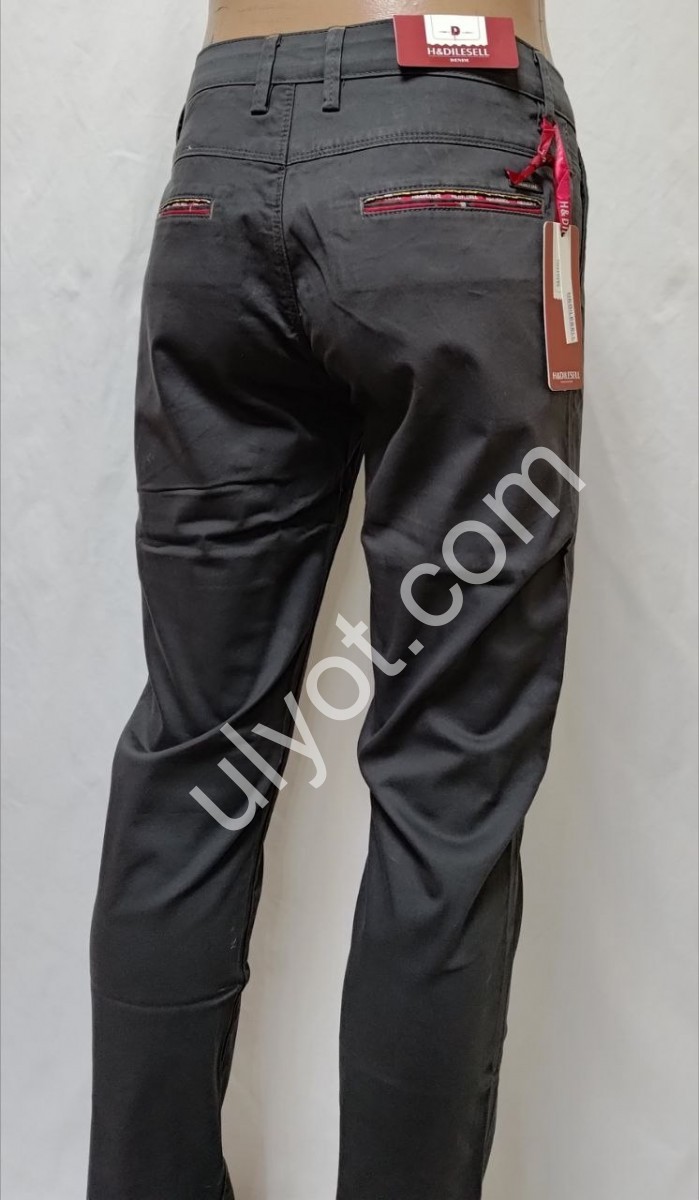 БРЮКИ H&DILESELL (30-38) ГРАФИТ 02-2
