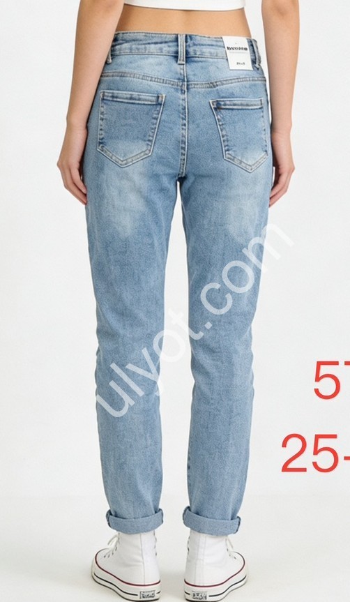 ДЖИНСЫ DENIM NEW (25-30) ГОЛУБОЙ 578