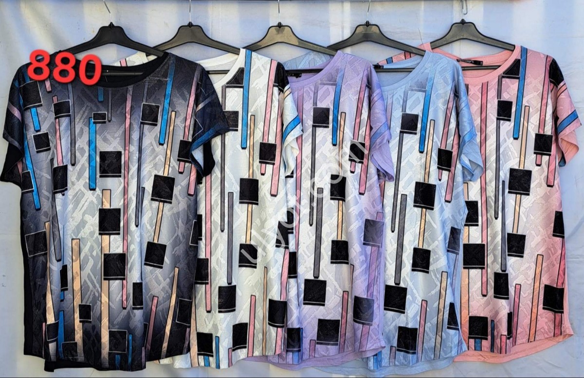 Фото 2 ФУТБОЛКА (ONESIZE 52-58) МИКС 880