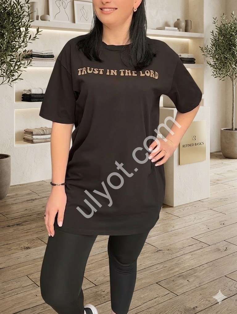 ФУТБОЛКА-ПЛАТЬЕ (48-56) МИКС 25078