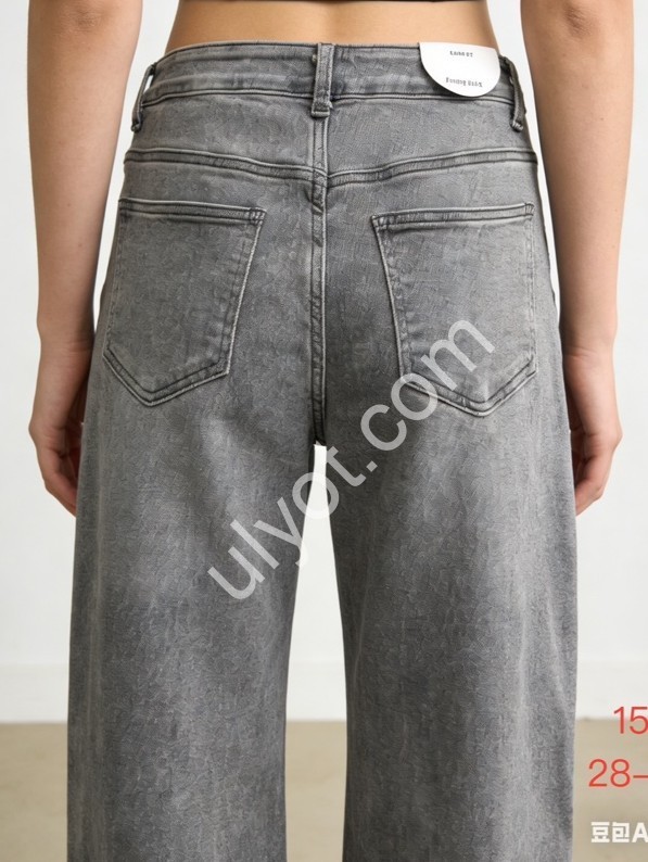 ДЖИНСЫ PRETTY BABY (28-33) СЕРЫЙ 153