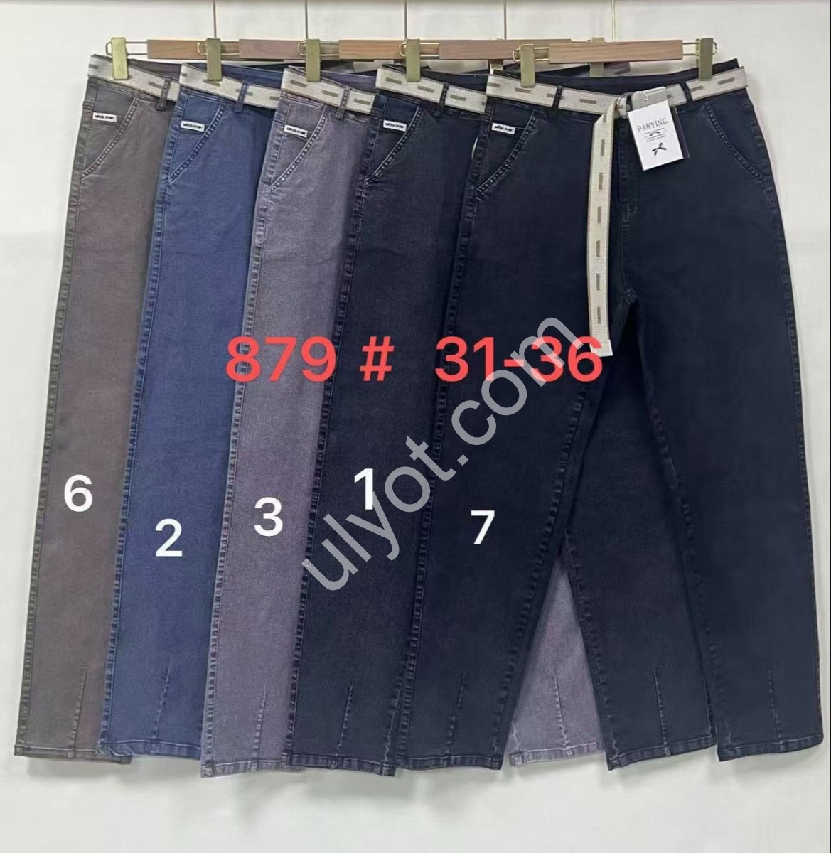 БРЮКИ (31-36) ЧЕРНЫЙ 879-7