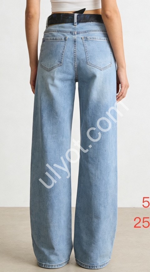 ДЖИНСЫ DENIM NEW (25-30) ГОЛУБОЙ 595