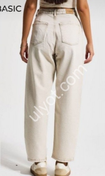 ДЖИНСИ IT'S BASIC (34-42) ПІСОК 3066/4s6/172