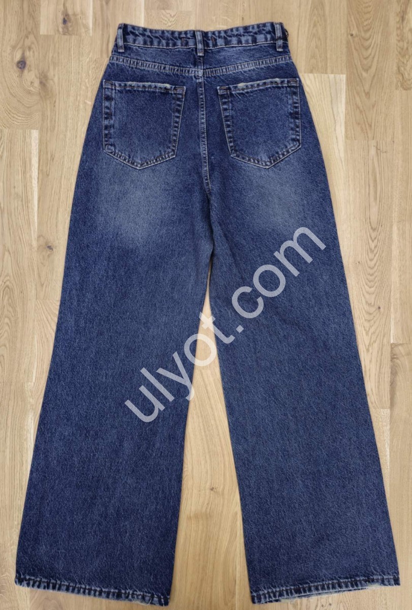 ДЖИНСЫ ELITE QUEEN (25-30) СТРАЗЫ Т.СИНИЙ 1312/T-1-216
