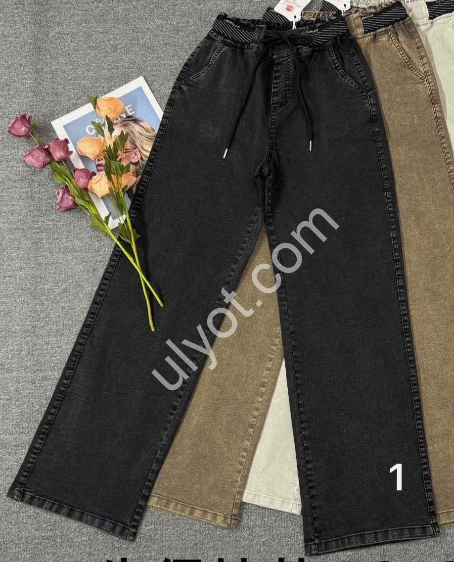 БРЮКИ (25-30) СВ.СЕРЫЙ A9185-2