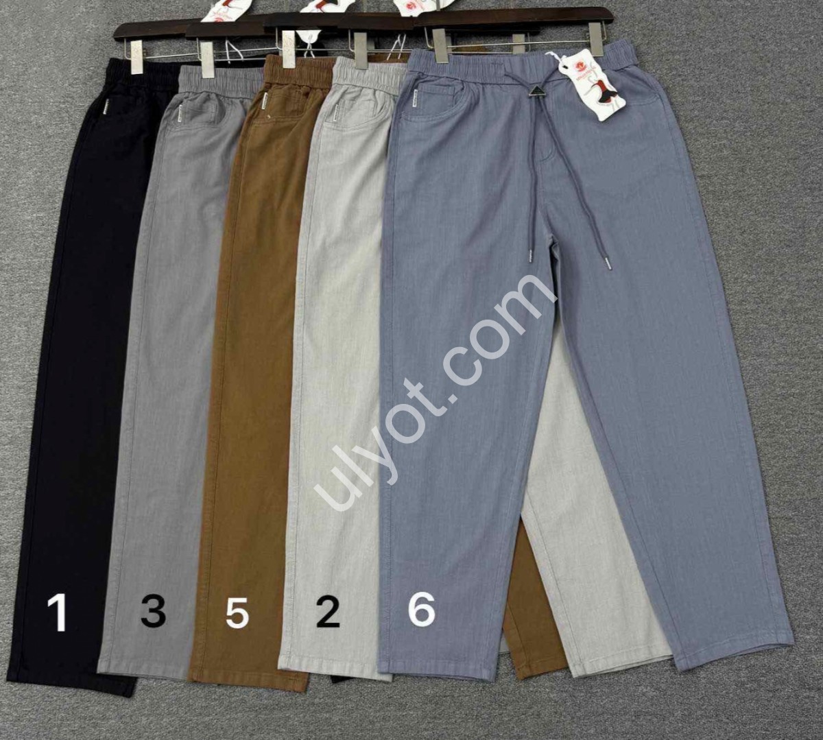 ШТАНИ (31-36) СІРИЙ A9197-6