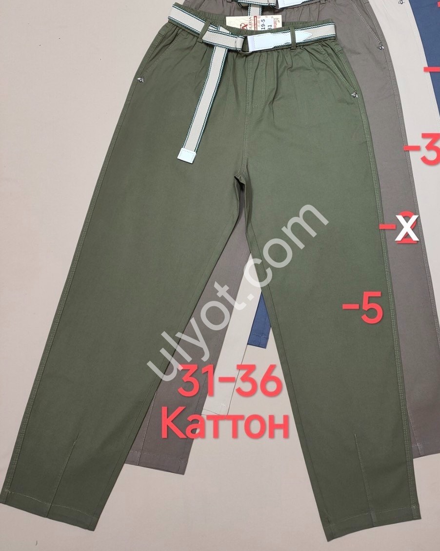 ШТАНЫ (31-36) СВ.БЕЖ 1119-3