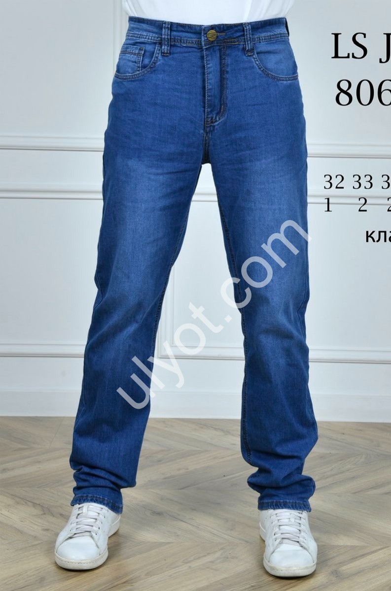 ДЖИНСЫ LS JEANS (32-40) СИНИЙ 806B