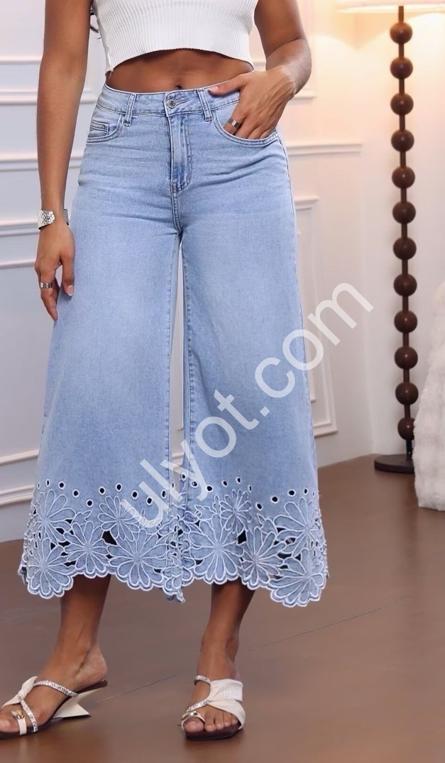 ДЖИНСИ M.SARA (XS-XL) БЛАКИТНИЙ 2190