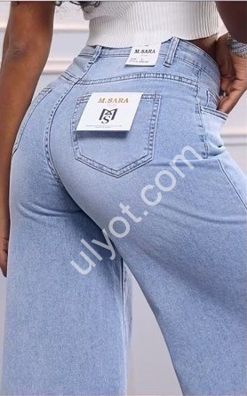 ДЖИНСИ M.SARA (XS-XL) БЛАКИТНИЙ 2190