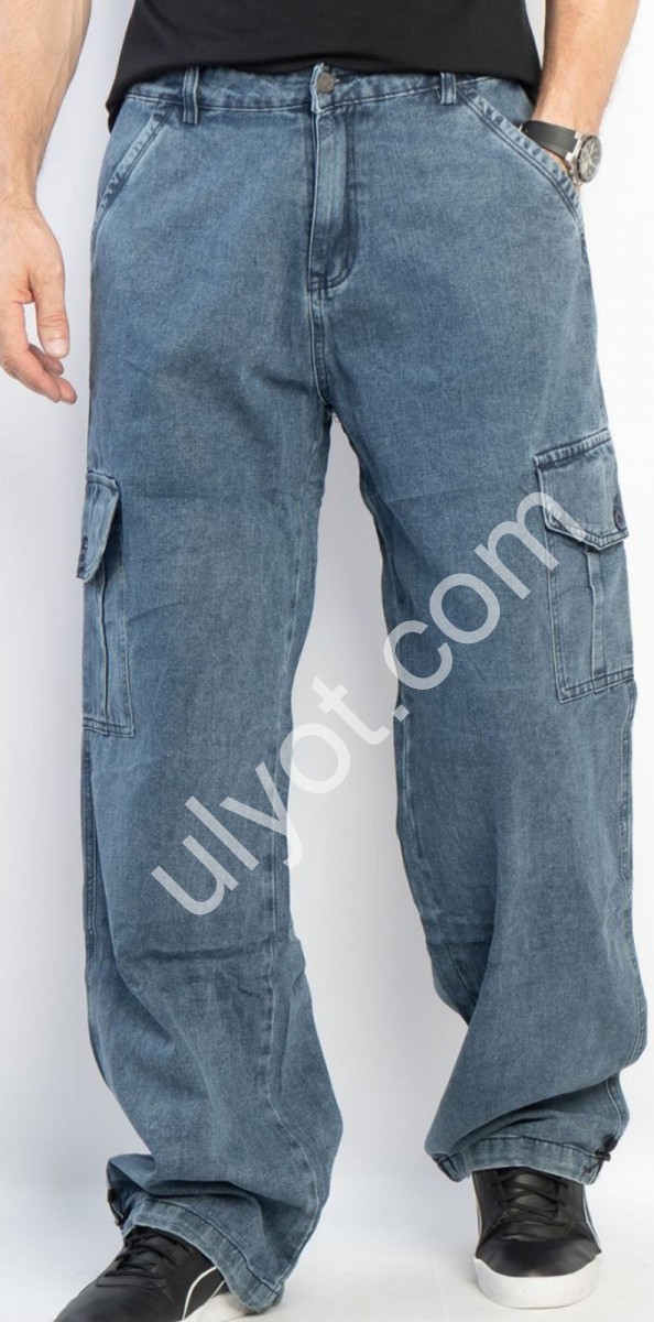 ДЖИНСЫ  (28-36) СИНИЙ 8833