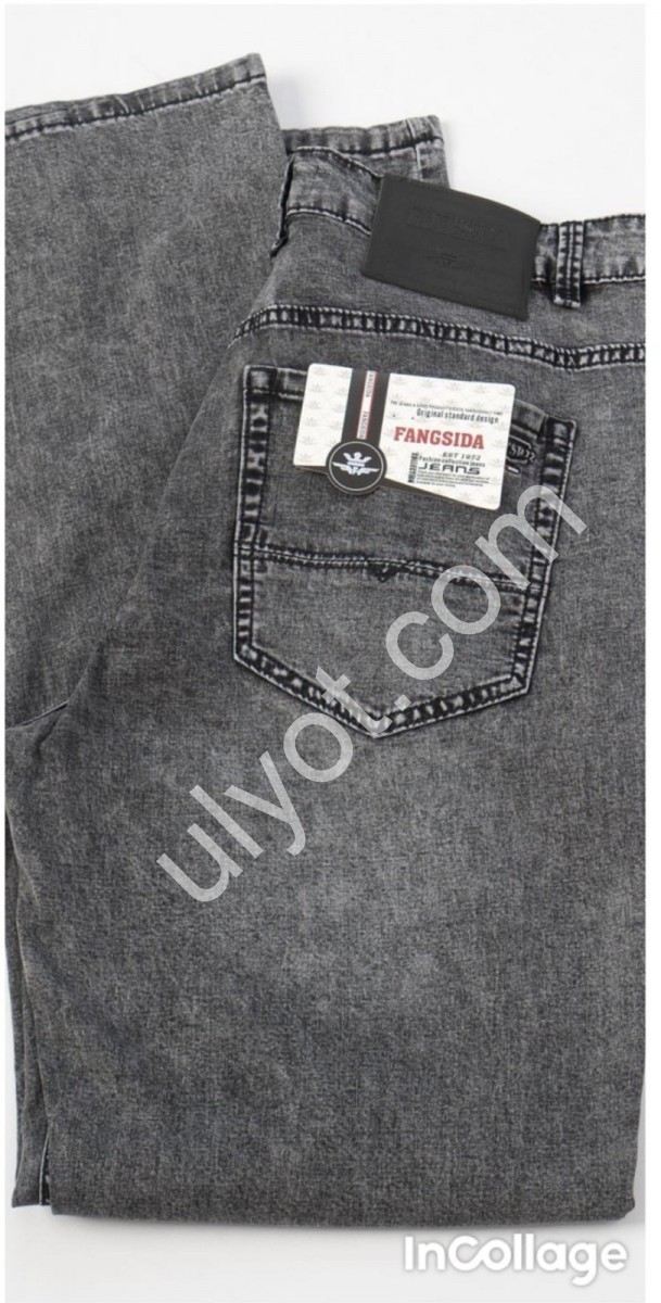 ДЖИНСИ FANGSIDA (40-50) СІРИЙ 9121