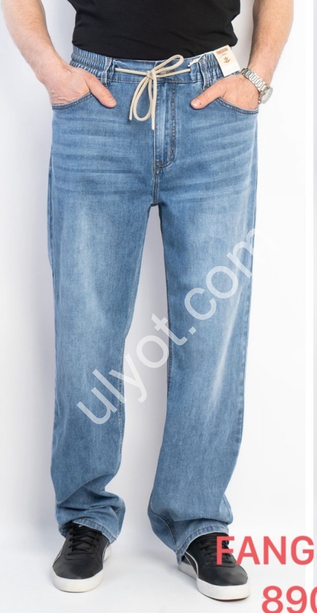 ДЖИНСЫ FANGSIDA (34-38) СИНИЙ 8908