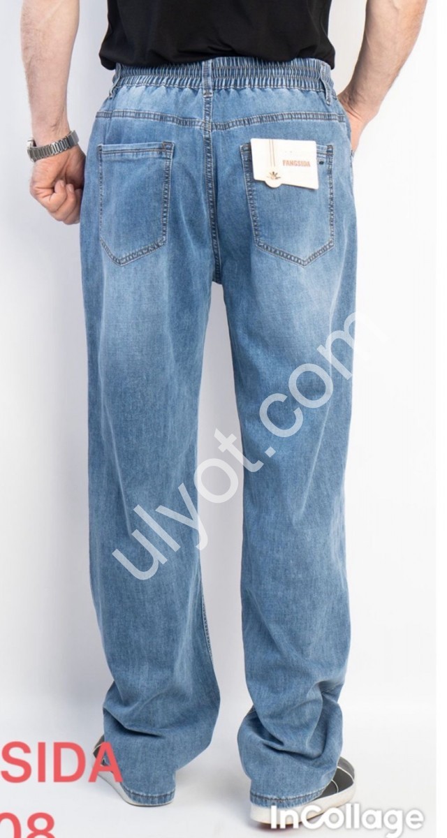 ДЖИНСЫ FANGSIDA (34-38) СИНИЙ 8908