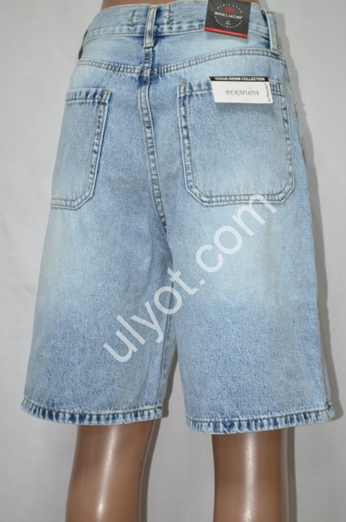 ШОРТЫ RELUCKY (31-38) ГОЛУБОЙ 95-1