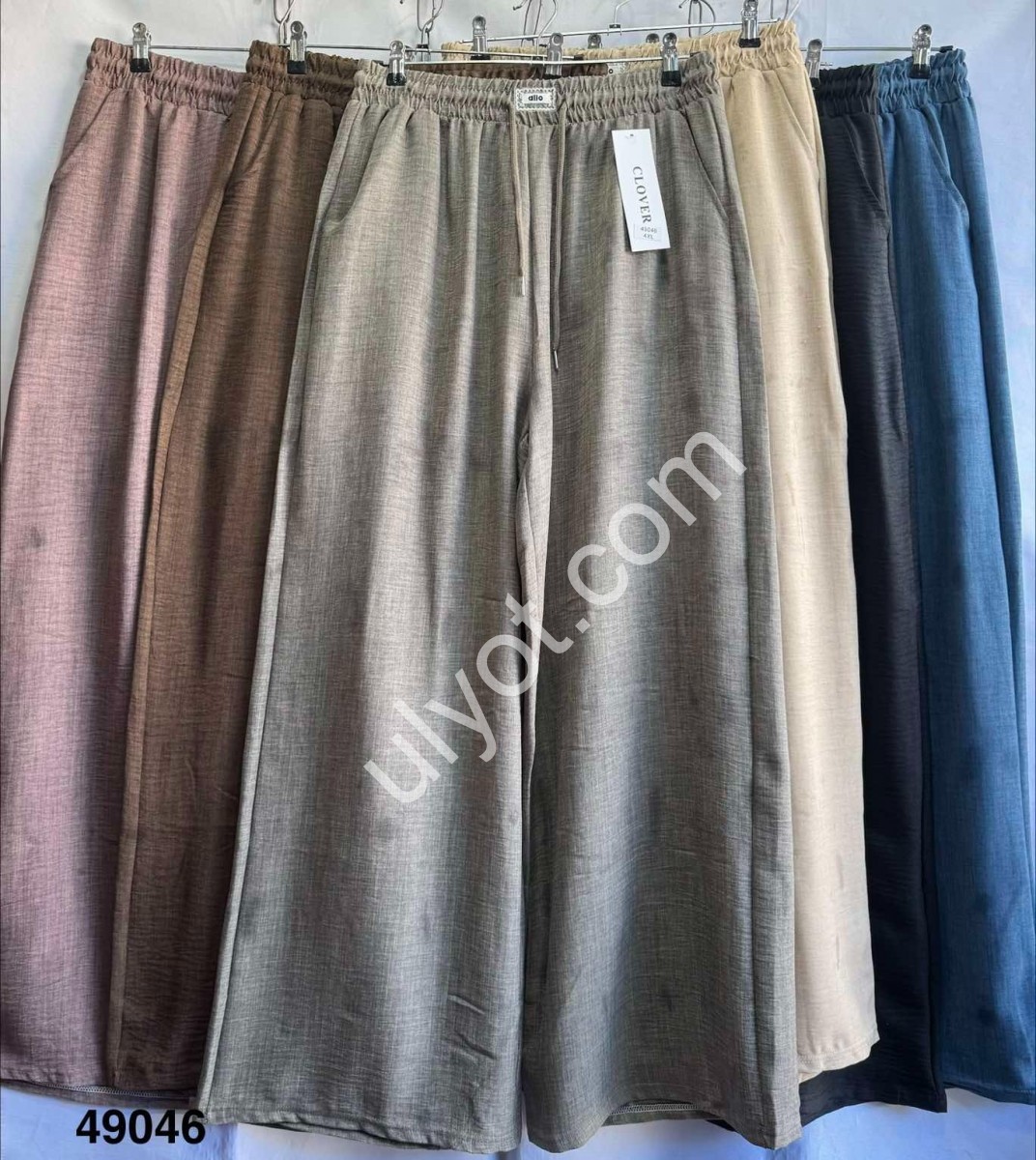 ШТАНЫ (4XL-6XL) МОЛОЧНЫЙ 49046