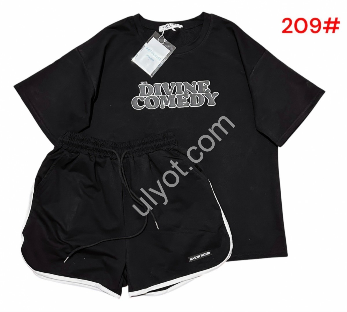 КОСТЮМ (S-L) ЧЕРНЫЙ 209