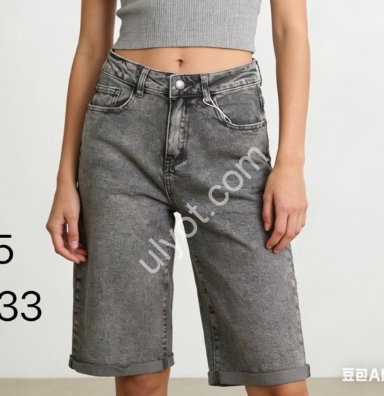 ШОРТИ (28-33) СІРИЙ 155