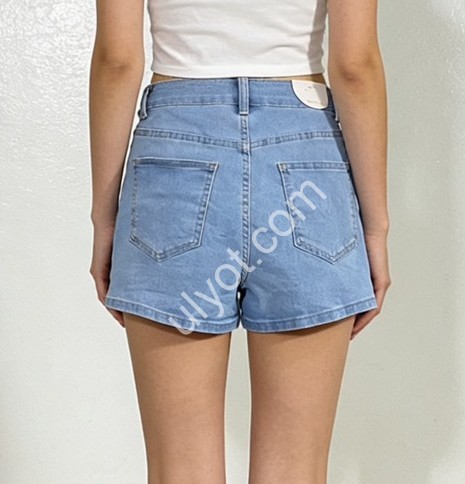 ШОРТИ-Спідниця (25-30) БЛАКИТНИЙ 073