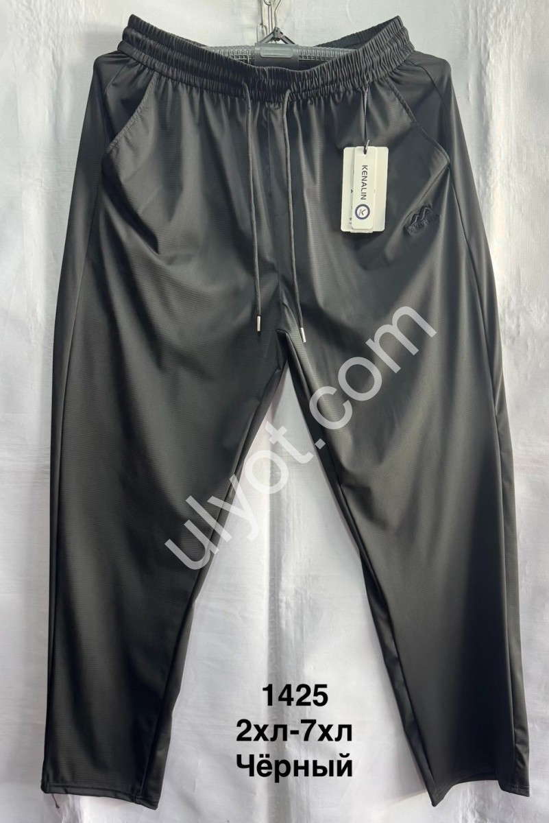 СПОРТ.ШТАНИ (2XL-7XL) ПРЯМИЙ ЧОРНИЙ 1425