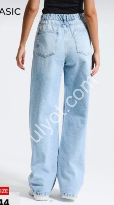ДЖИНСИ IT'S BASIC (38-48) БЛАКИТНИЙ 4144/4s6/3