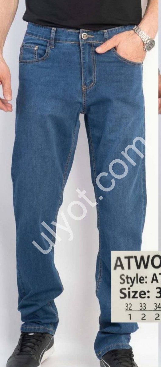 ДЖИНСИ ATWOLVES (32-38) СИНІЙ 6616
