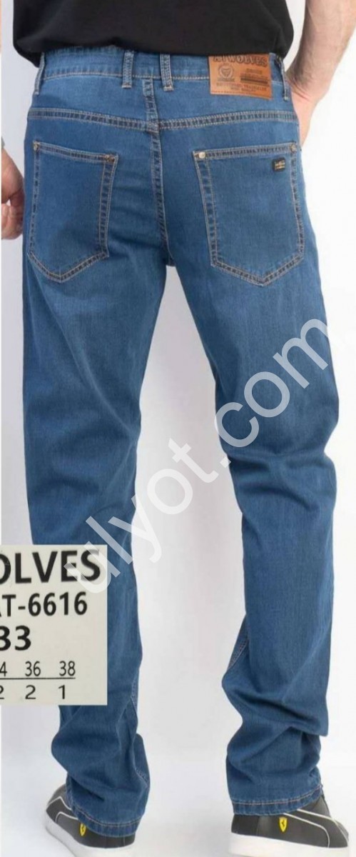 ДЖИНСИ ATWOLVES (32-38) СИНІЙ 6616