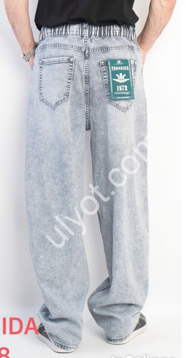 ДЖИНСИ FANGSIDA (28-34) СВ.СІРИЙ 8928