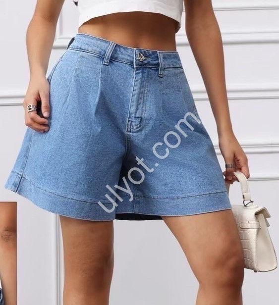 ШОРТЫ M.SARA (XS-XL) СИНИЙ 6577