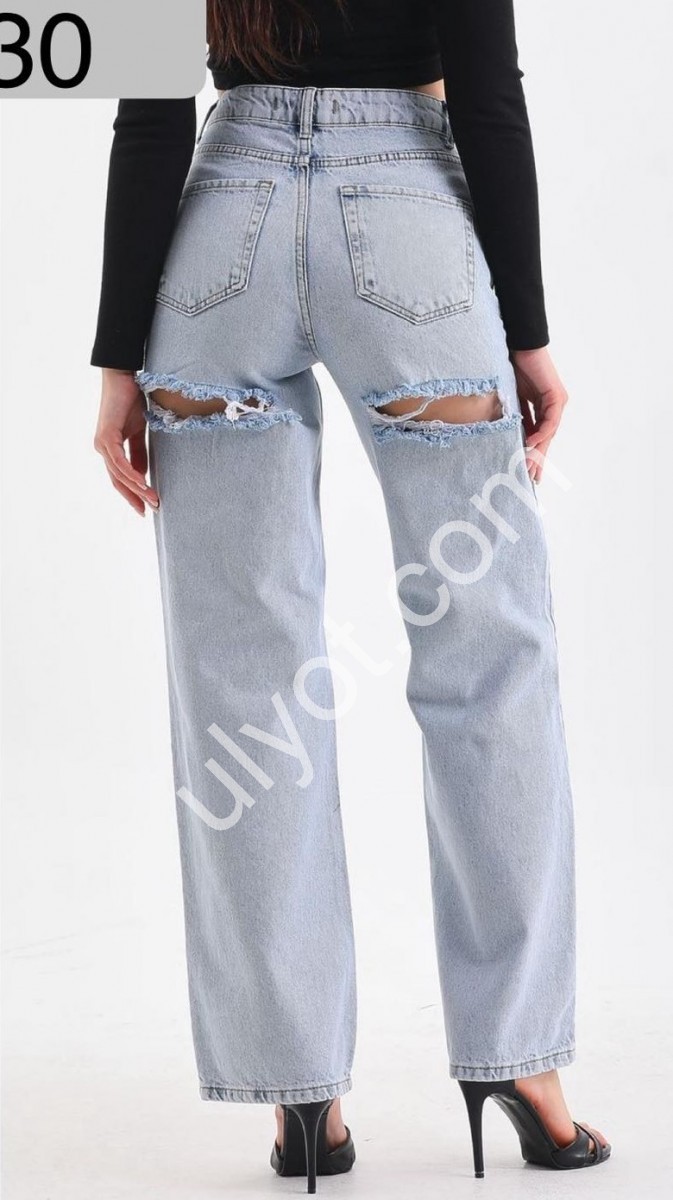 ДЖИНСИ REAL FOCUS (25-30) СВ.ГОЛУБИЙ 1922-14