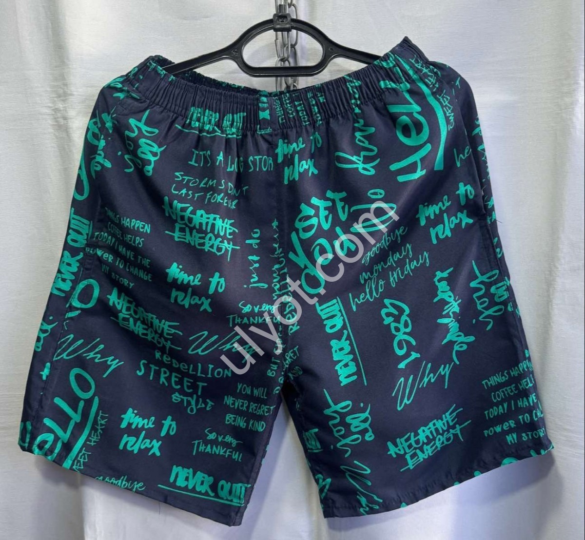 ШОРТИ (M-3XL) ЗЕЛЕНИЙ 023