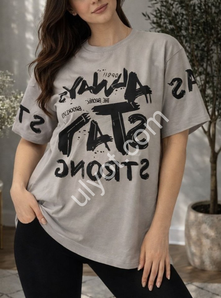 ФУТБОЛКА (ONESIZE 42-46) СІРИЙ M56