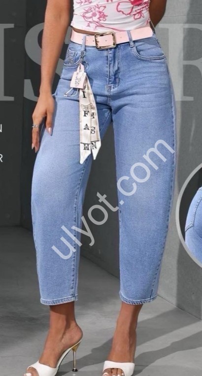 ДЖИНСИ M.SARA (XS-XL) СИНІЙ 506-5