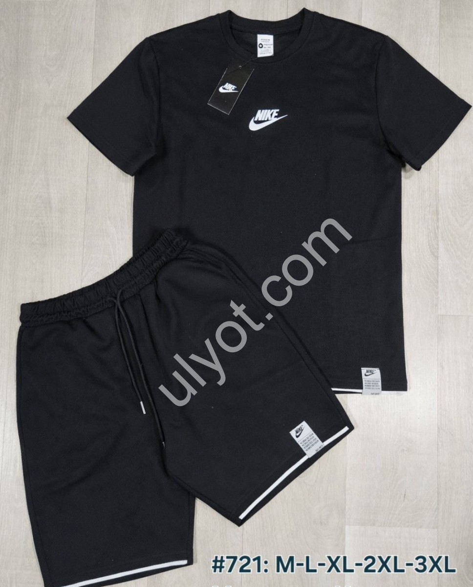 СПОРТ. КОСТЮМ N02 (M-3XL) ЧЕРНЫЙ 721
