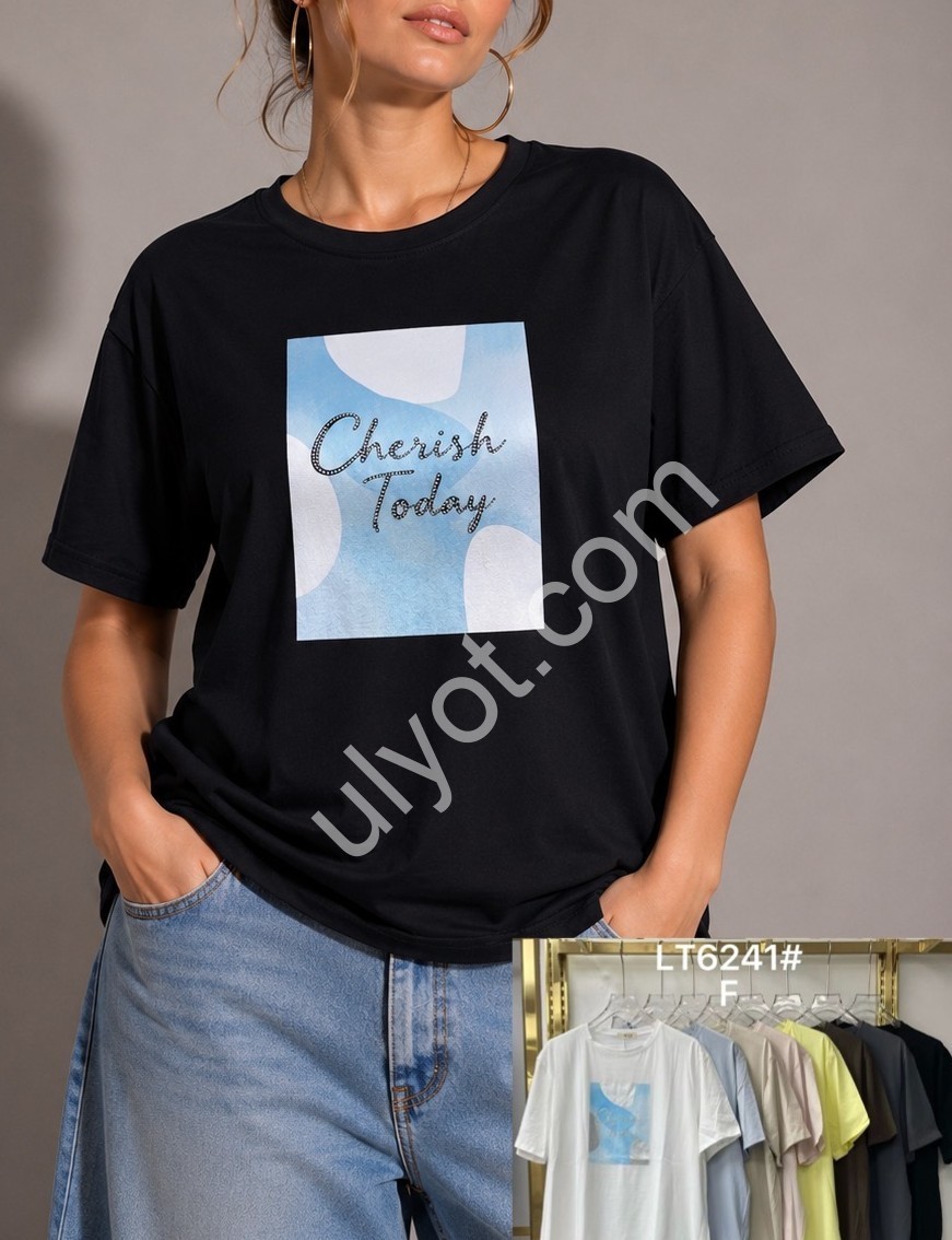 ФУТБОЛКА (ONE SIZE 54-56) МИКС LT6241