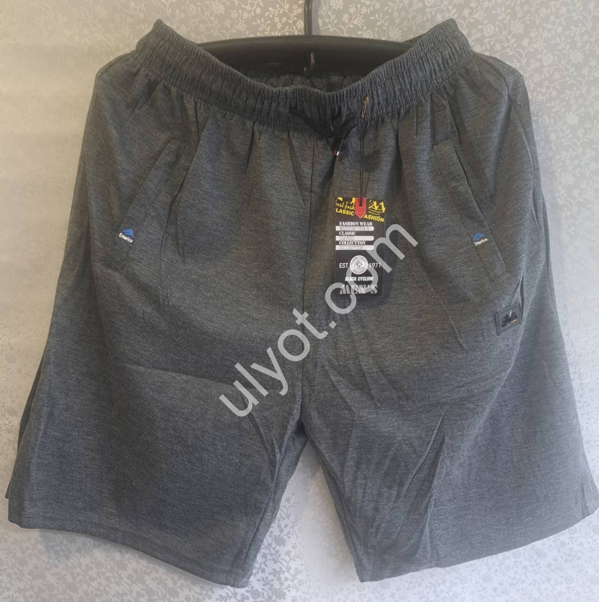 ШОРТЫ (5XL-9XL) Т.СЕРЫЙ 5018