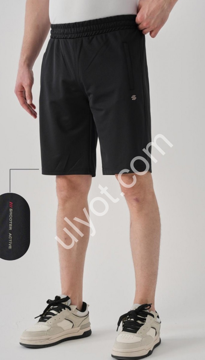 ШОРТЫ SHOOTER (M-3XL) ЧЕРНЫЙ 76004