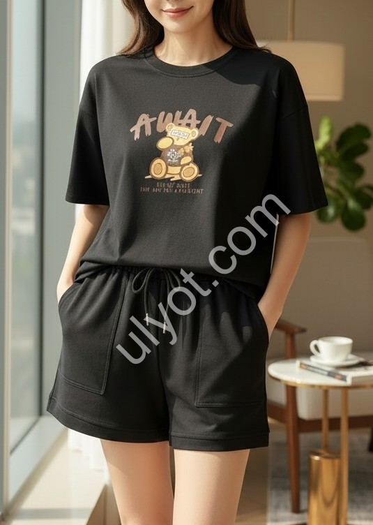 КОСТЮМ (M-XL) ЧОРНИЙ 1087