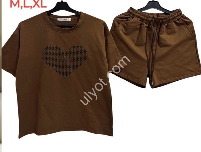 КОСТЮМ (M-XL) ШОКОЛАД 1082