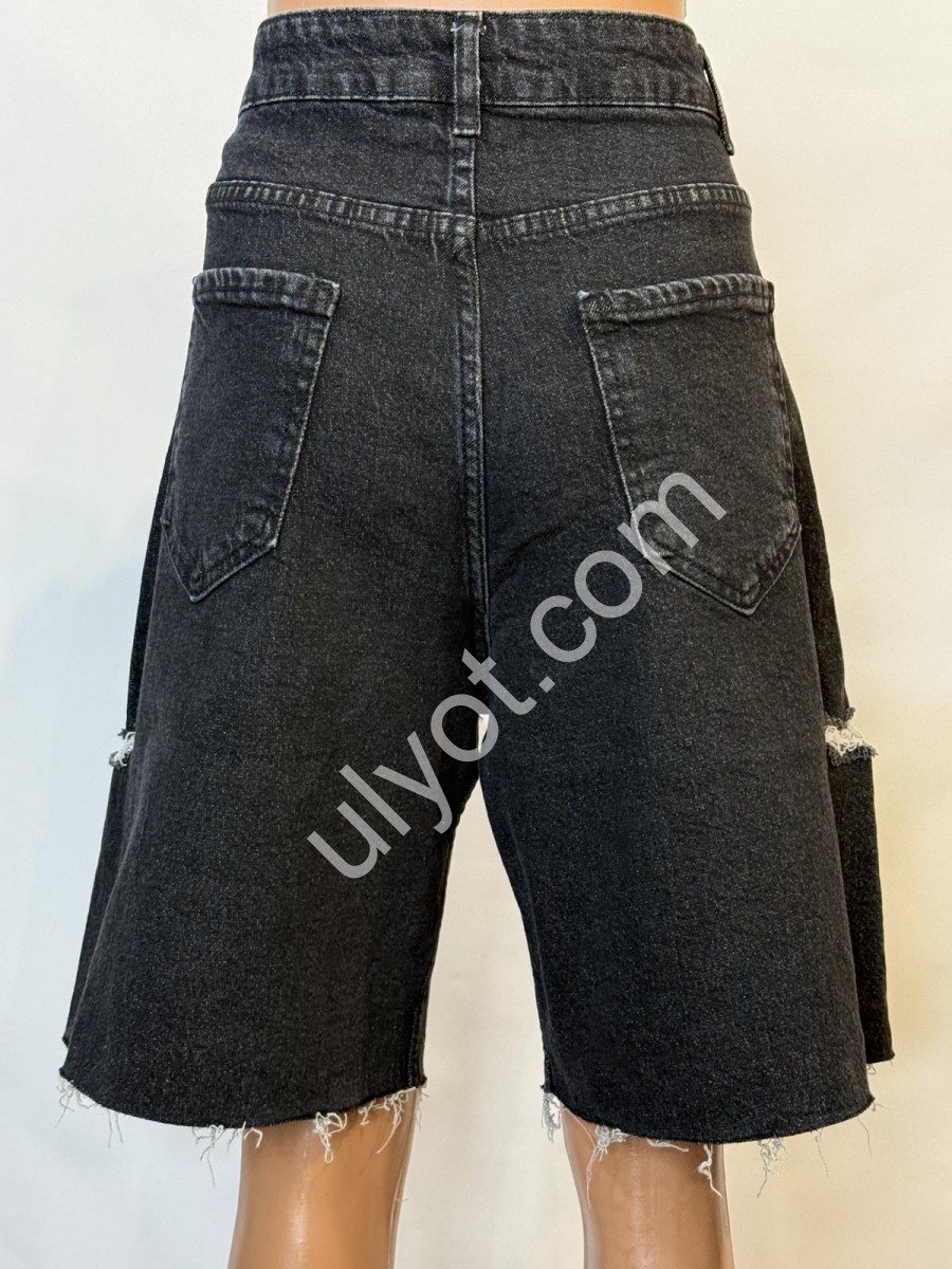 ШОРТЫ JEANS DENIM (30-36) ГРАФИТ 13365
