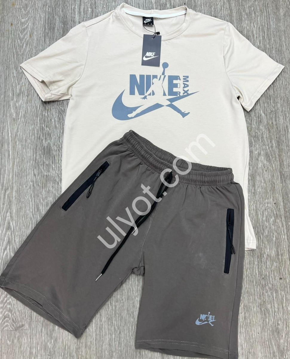 КОСТЮМ N02 (M-3XL) БІЛИЙ+СІРИЙ 280