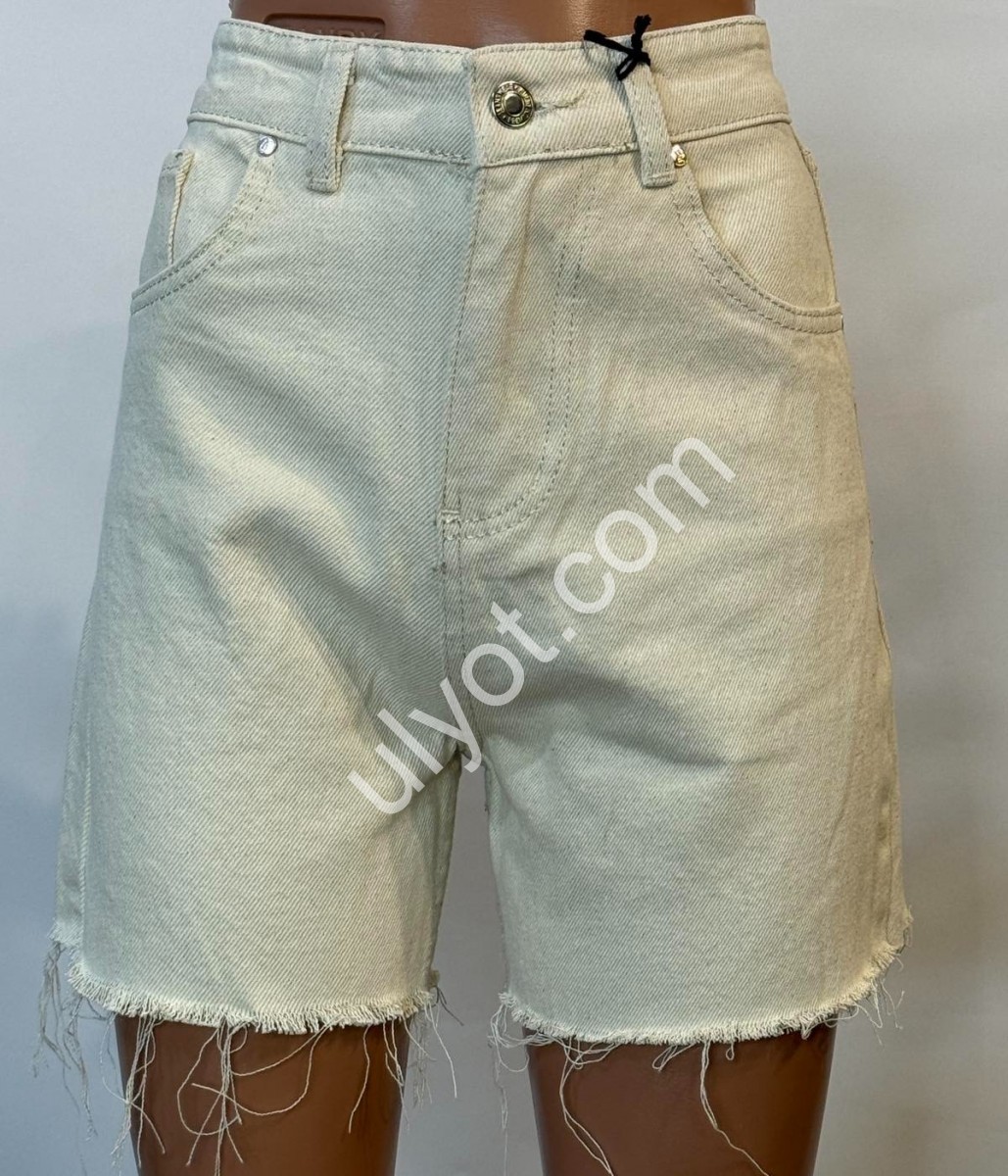 ШОРТЫ PLUS DENIM (25-32) СВ.БЕЖ 2185