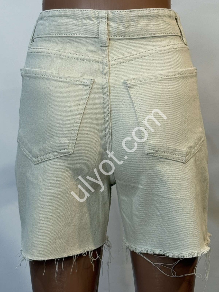 ШОРТЫ PLUS DENIM (25-32) СВ.БЕЖ 2185
