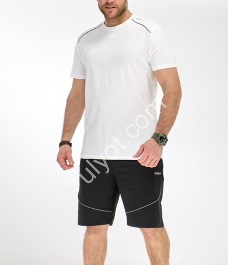 КОСТЮМ AUDSA (M-3XL) ЧЕРНЫЙ+БЕЛЫЙ A183